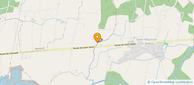 localisation de l'entreprise SARL DUPOUY PHILIPPE  SARRAZIET