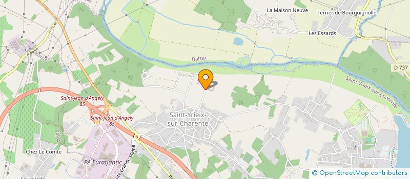 localisation de l'entreprise SARL DUPUIS ET FILS à SAINT-YRIEIX-SUR-CHARENTE