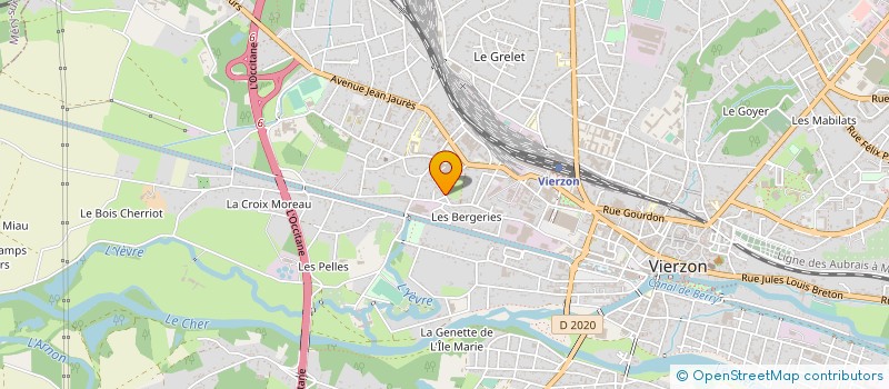 localisation de l'entreprise SARL DUPUY FRERES à VIERZON