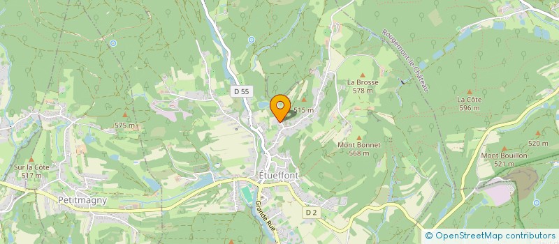 localisation de l'entreprise SARL DUQUESNE à ETUEFFONT