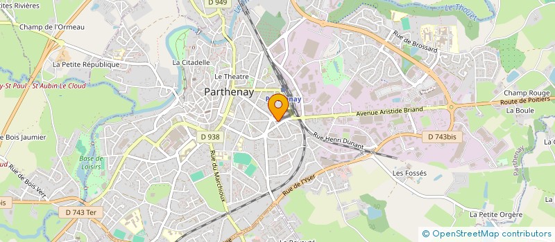localisation de l'entreprise SARL DUQUESNE-LANCELLE SERVICES à PARTHENAY