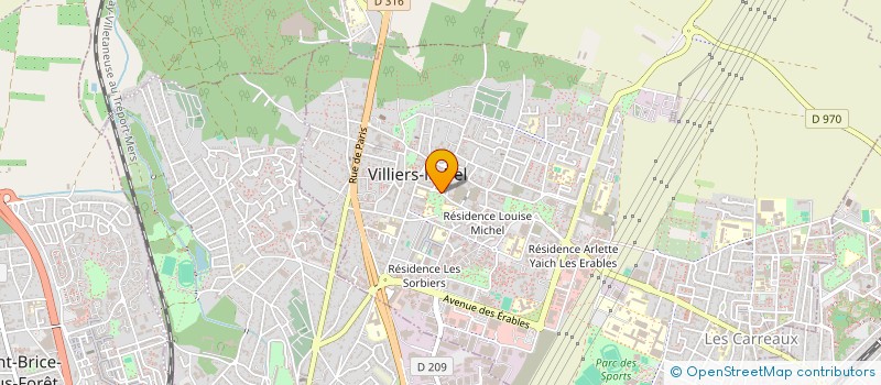 localisation de l'entreprise SARL DURAK  VILLIERS-LE-BEL