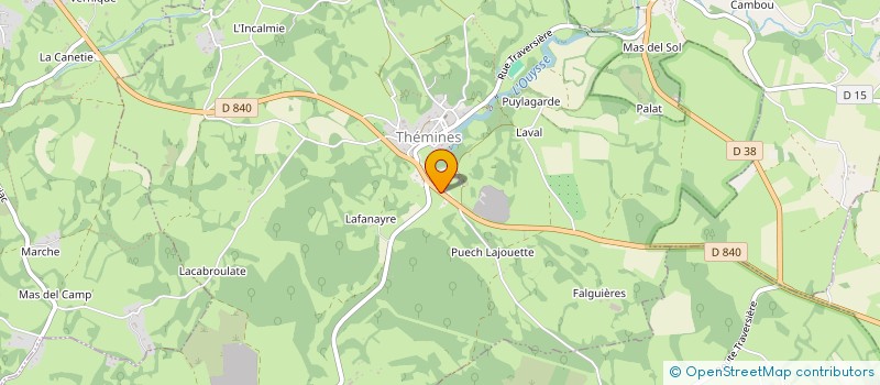 localisation de l'entreprise SARL DURAND à LACAPELLE-MARIVAL