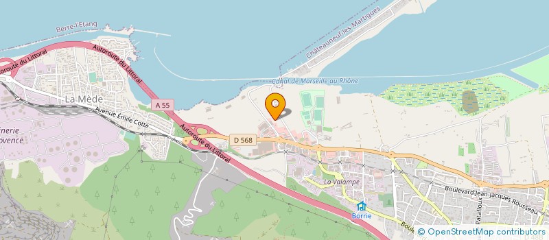 localisation de l'entreprise SARL DURAND à CHATEAUNEUF-LES-MARTIGUES