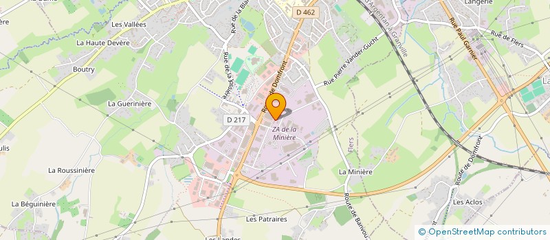 localisation de l'entreprise SARL DURAND à FLERS