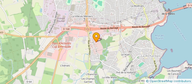 localisation de l'entreprise SARL DURAND & CO à LA RICHARDAIS
