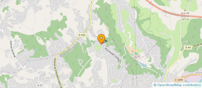 localisation de l'entreprise SARL DURAND POUTHIER  BRIVE-LA-GAILLARDE