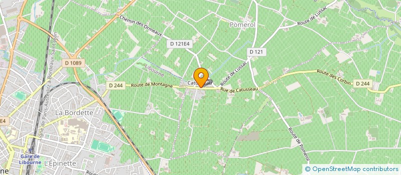 localisation de l'entreprise SARL DURANDET à POMEROL