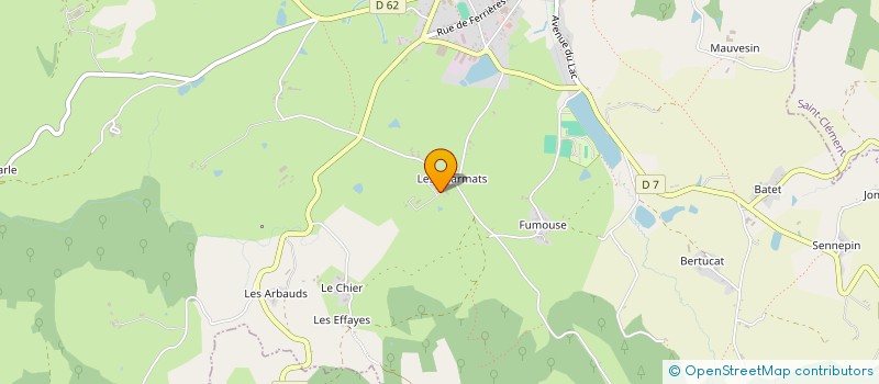 localisation de l'entreprise SARL DURANTET-SAINT-ANDRE  LE MAYET-DE-MONTAGNE