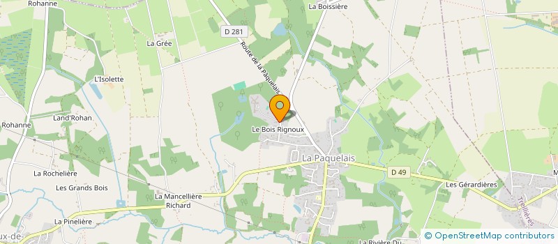 localisation de l'entreprise SARL DURASSIER  VIGNEUX DE BRETAGNE