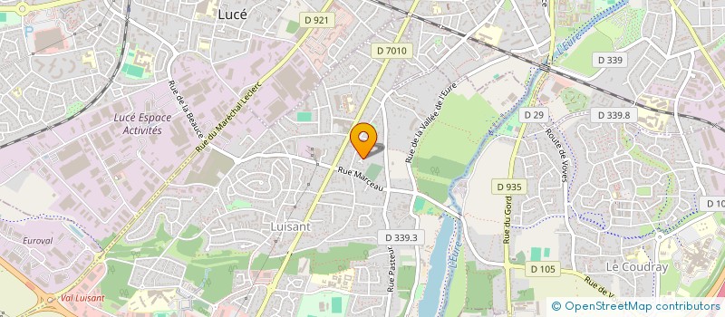 localisation de l'entreprise SARL DURET CONSEILS à LUISANT