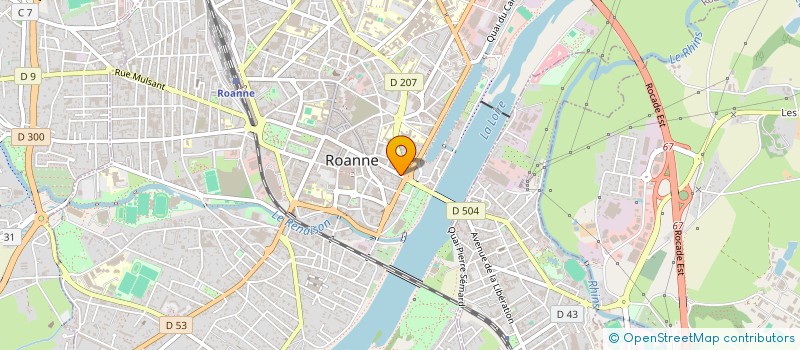 localisation de l'entreprise SARL DUREV à ROANNE