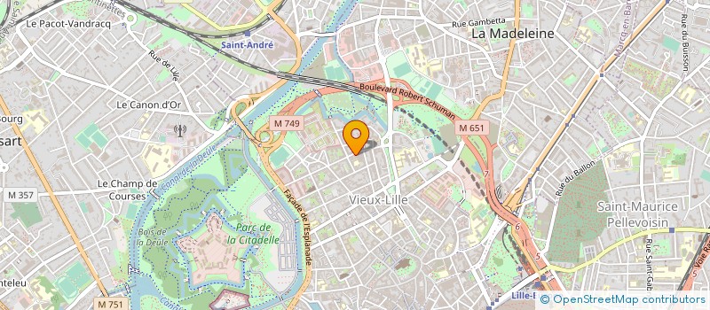 localisation de l'entreprise SARL DURIEZ à LILLE