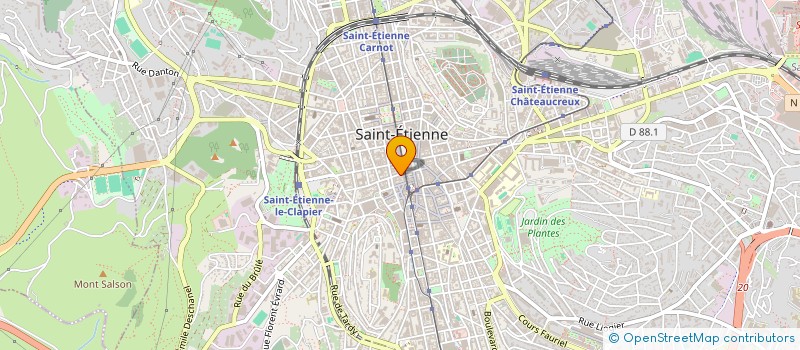 localisation de l'entreprise SARL DURRIS à SAINT-ETIENNE
