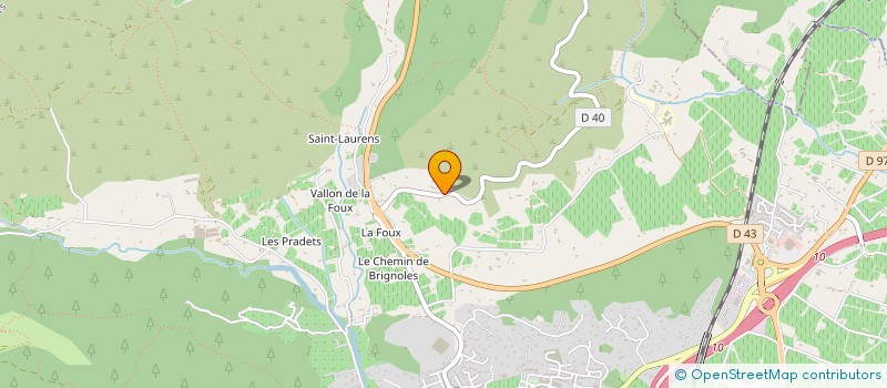 localisation de l'entreprise SARL DURST à CUERS