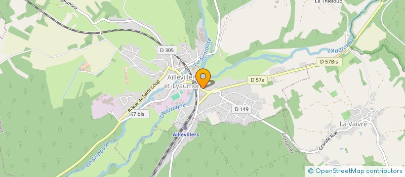 localisation de l'entreprise SARL DURUPT à AILLEVILLERS-ET-LYAUMONT