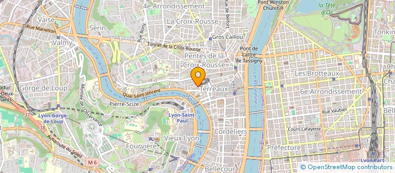 localisation de l'entreprise SARL DUSSUD à LYON 1ER