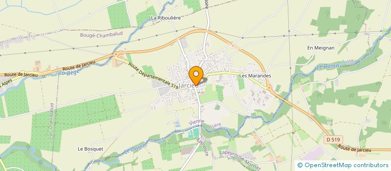 localisation de l'entreprise SARL DUTAL  JARCIEU