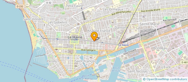 localisation de l'entreprise SARL DUTEIL EXPERTISE ET CONSEIL à LE HAVRE