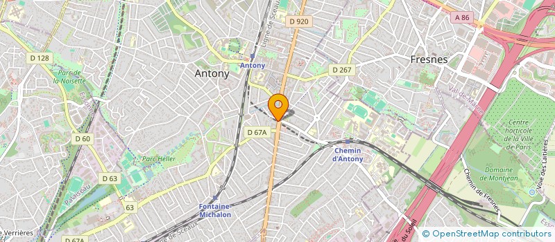 localisation de l'entreprise SARL DUTHEIL à ANTONY