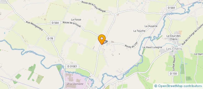 localisation de l'entreprise SARL DUVAL HULIN  SAINT-QUENTIN-SUR-LE-HOMME