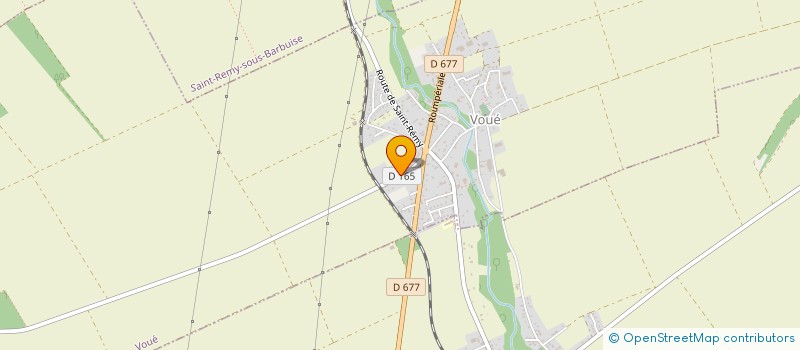 localisation de l'entreprise SARL DUVAUX  VOUE