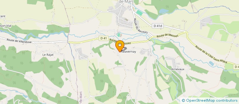 localisation de l'entreprise SARL DUVERGEY  VILLENEUVE-DE-MARC