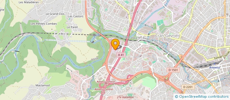 localisation de l'entreprise SARL DUVERNEY ET COMPAGNIE à ANNECY