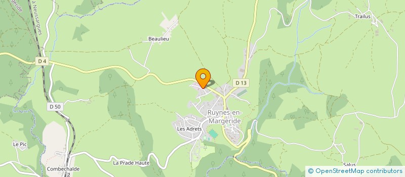 localisation de l'entreprise SARL DUVERNY FILS à RUYNES-EN-MARGERIDE