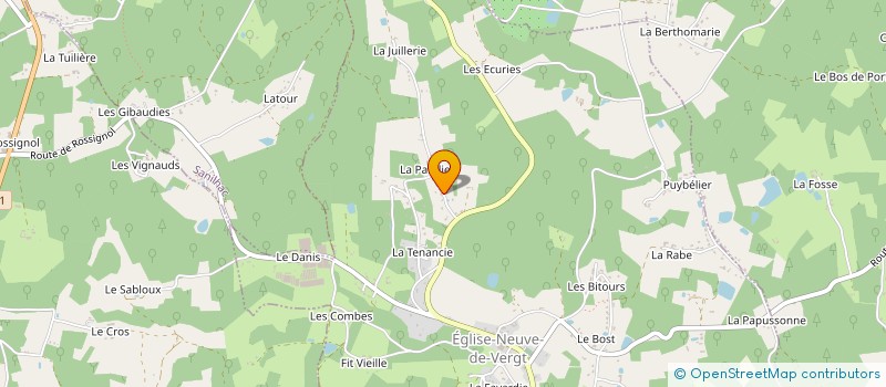 localisation de l'entreprise SARL DUVHOR  CHALAGNAC