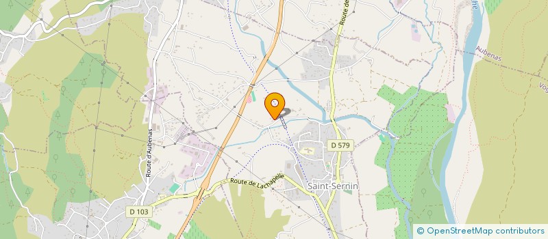 localisation de l'entreprise SARL DVA  SAINT-SERNIN