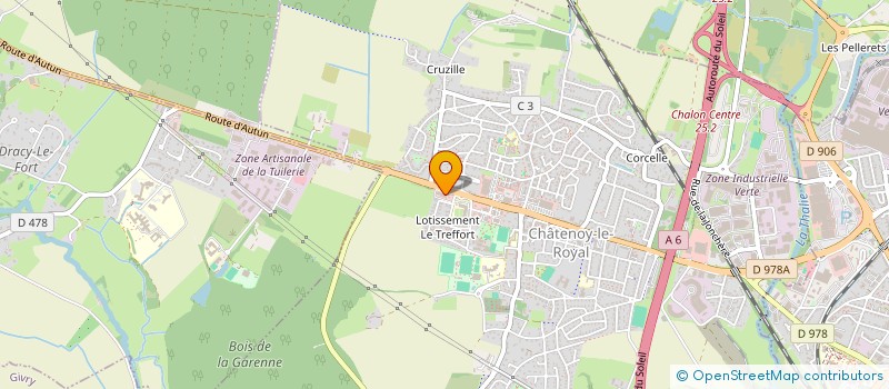 localisation de l'entreprise SARL DVAPJB  CHATENOY-LE-ROYAL