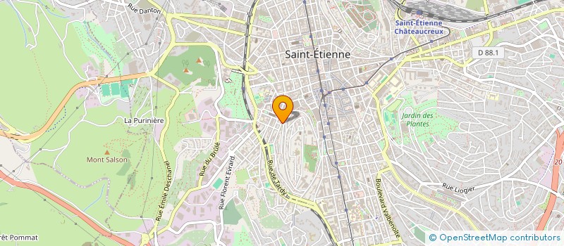 localisation de l'entreprise SARL DVL à SAINT-ETIENNE