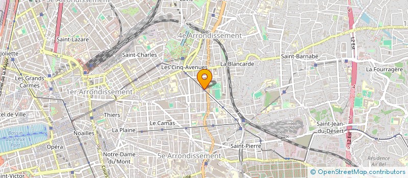 localisation de l'entreprise SARL DVMAR à MARSEILLE 4EME