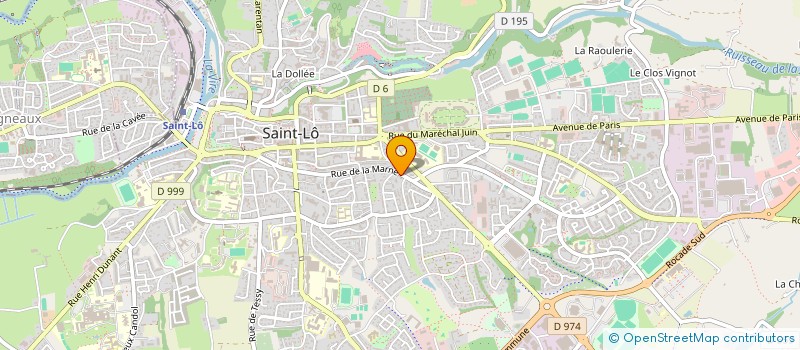 localisation de l'entreprise SARL DVP à SAINT-LO
