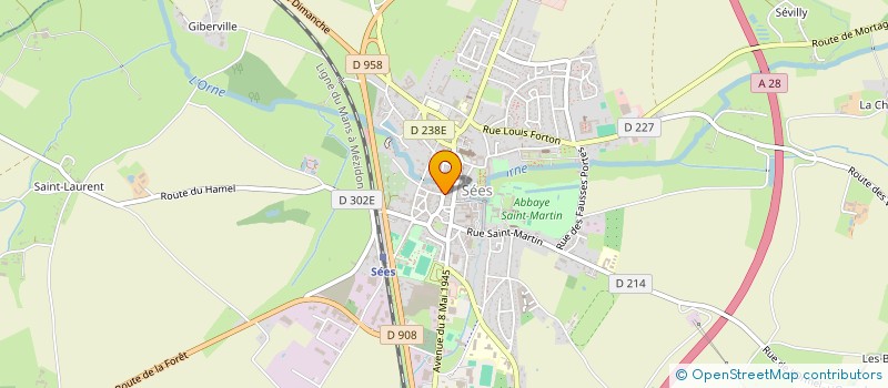 localisation de l'entreprise SARL DY à SEES