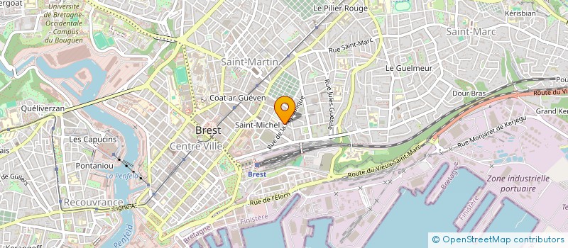 localisation de l'entreprise SARL DYNAMIC à BREST