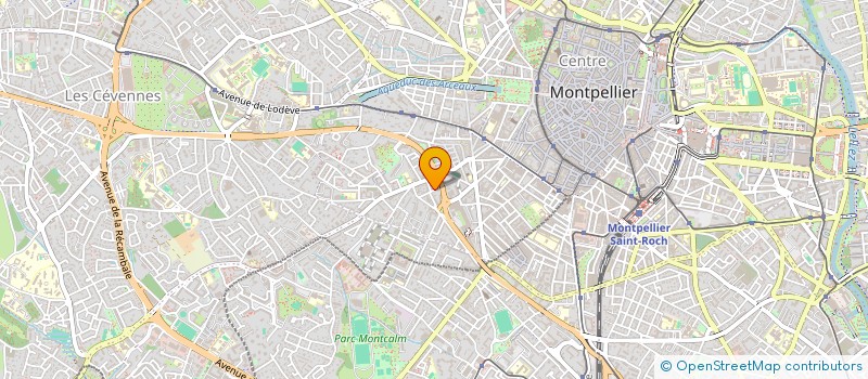 localisation de l'entreprise SARL DYNAMIQUE  MONTPELLIER