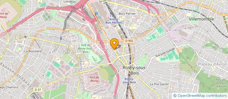 localisation de l'entreprise SARL DYNAMIQUE SERVICES à ROSNY-SOUS-BOIS