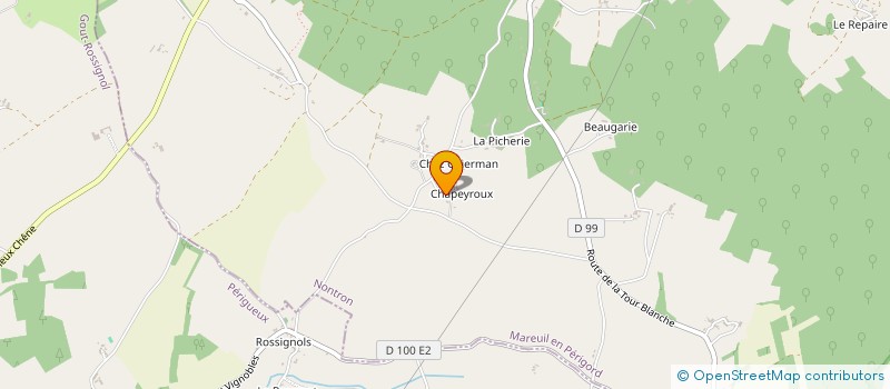 localisation de l'entreprise SARL DYPKY  MAREUIL EN PERIGORD