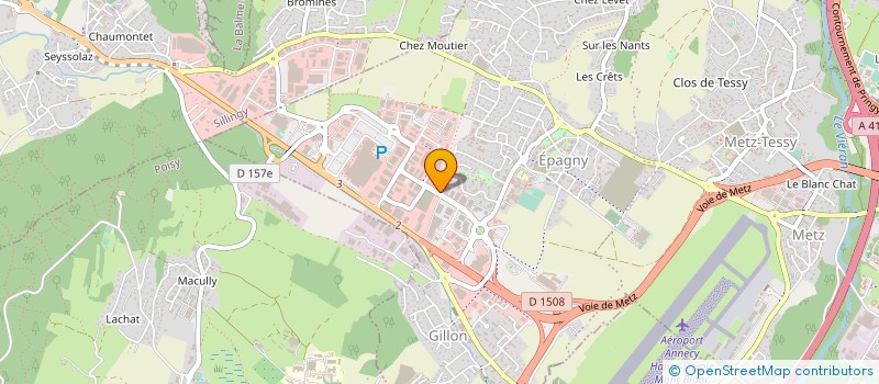 localisation de l'entreprise SARL DZ à EPAGNY METZ-TESSY