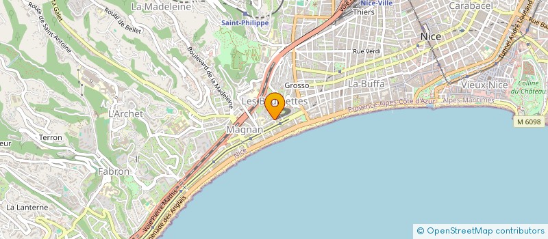 localisation de l'entreprise SARL DZ à NICE