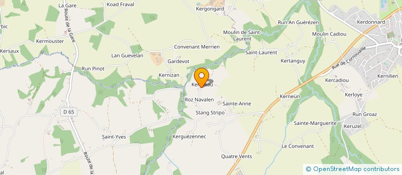 localisation de l'entreprise SARL E&A LD  GOUDELIN