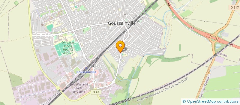 localisation de l'entreprise SARL E.B.G à GOUSSAINVILLE