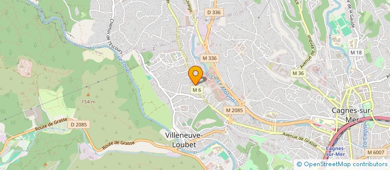localisation de l'entreprise SARL E.B.S à CAGNES-SUR-MER
