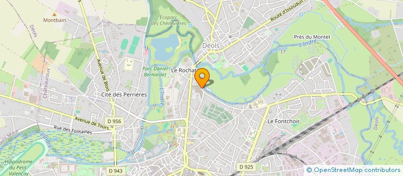 localisation de l'entreprise SARL E.C.A.D. à CHATEAUROUX