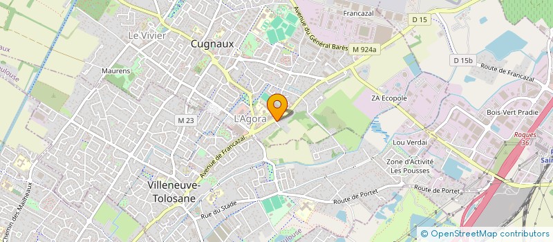 localisation de l'entreprise SARL E.C.E.S.  CUGNAUX