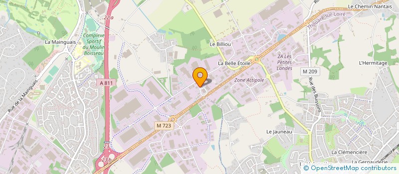 localisation de l'entreprise SARL E.D.S (EUROPEENNE DE SECURITE) à CARQUEFOU