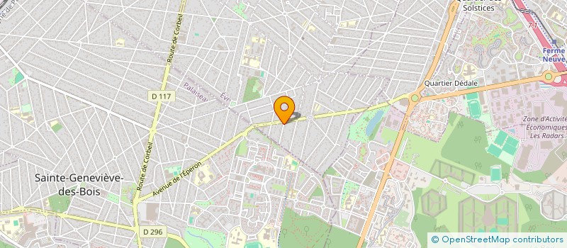 localisation de l'entreprise SARL E. DESCHAMPS  BOUVRON