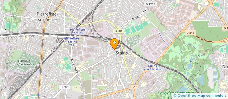 localisation de l'entreprise SARL E ET L MULTI SERVICES à STAINS